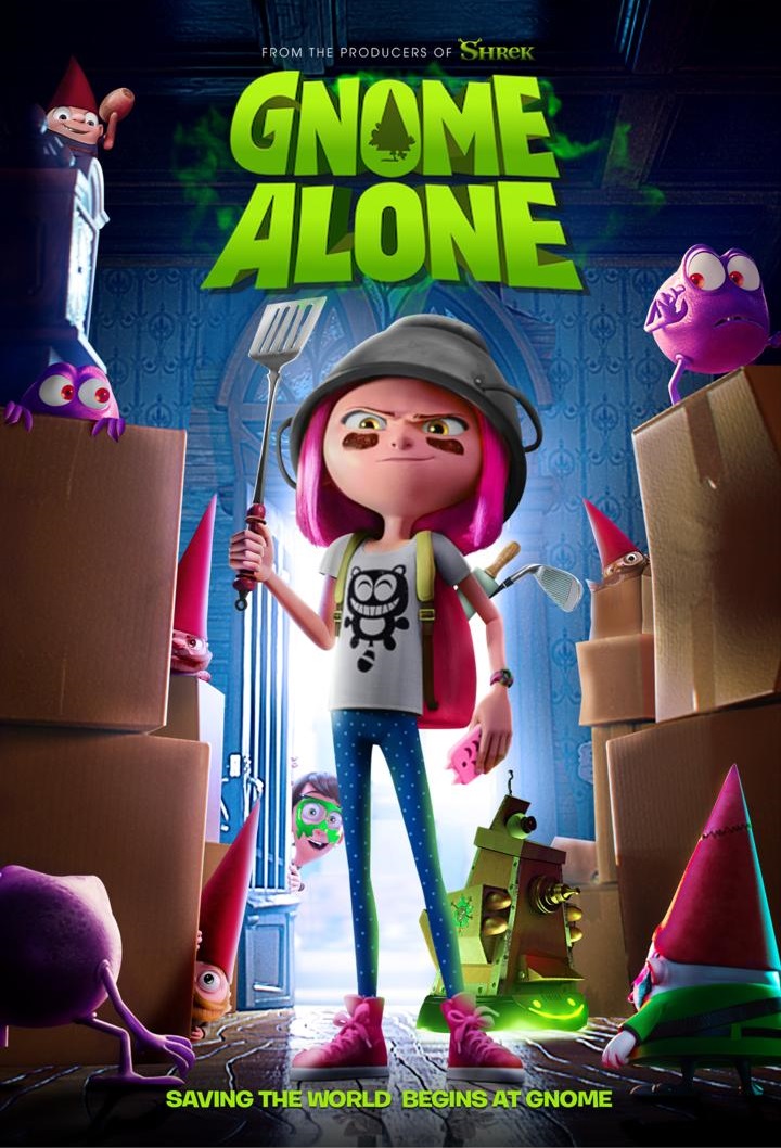 دانلود فیلم گنوم تنها Gnome Alone 2017